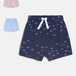 MINI KLUB Boys Pack of 3 Pure Cotton Printed Shorts-picture-22