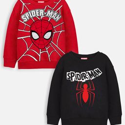 YK Marvel Boys Pack of 2 Spiderman Printed Sweatshirts-picture-20