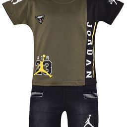 Wish Karo Boys Printed Cotton Blend T-shirt with Shorts-image-96
