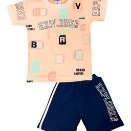 BAESD Kids Printed Pure Cotton Clothing Set-40
