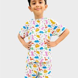 FFLIRTYGO Boys Printed T-shirt With Shorts-image-35