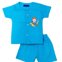 BAESD Infants Graphic Printed Pure Cotton Shirt With Shorts-41