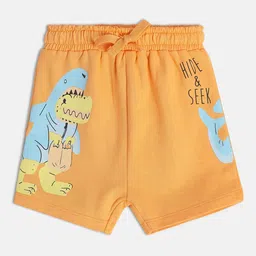 MINI KLUB Infants Boys Graphic Printed Pure Cotton Shorts-35