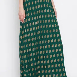 Clora Creation Printed Flared Maxi Skirt image 3