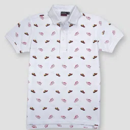 Gini and Jony Boys Conversational Printed Cotton T-shirt-5