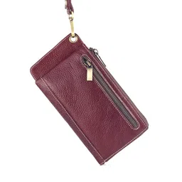 Goatter Leather Two Fold Wallet with Passport Holder image 3