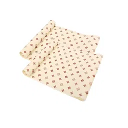 Kuber Industries Cream-Coloured 2 Pieces Printed Kitchen Cabinet Shelf Mat-30