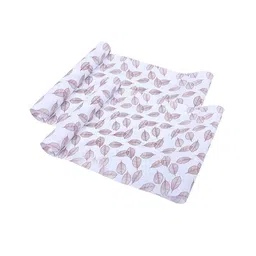 Kuber Industries White 2 Pieces Printed Kitchen Cabinet Shelf Mat-50