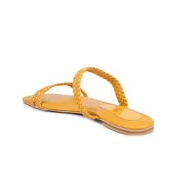 Inc 5 Textured Open Toe Flats image 2