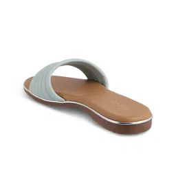 Tresmode Textured Open Toe Flats image 5