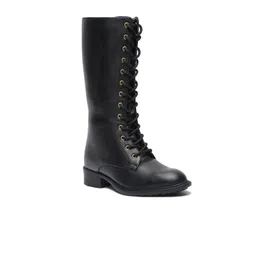 Roadster Women Black Solid Winter Boots image 2