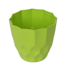 Kuber Industries Set Of 5 Green & Red Barfi Pattern Flower Pot image 2