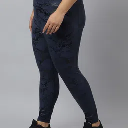 Fitkin Plus Size Animal Printed High-Waist Slim-Fit Anti Odour Ankle-Length Yoga Tights-picture-32