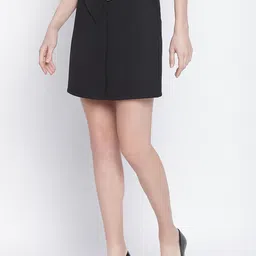 DRAAX Fashions Belted Pencil Mini Skirt image 5