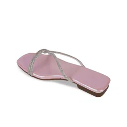 BAESD Embellished Open Toe Flats image 2