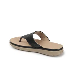 TRASE Textured Open Toe Flats image 4