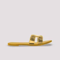 FIMBUL Textured Lightweight Memory Foam Open Toe Flats image 4