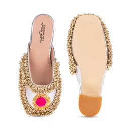 5 ELEMENTS Embellished Open Toe Block Heels image 2