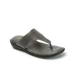 Denill Textured Open Toe Flats With Laser Cuts image 5