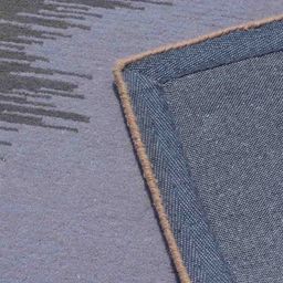 PRESTO Red & Brown Abstract Printed Woolen Carpets image 3