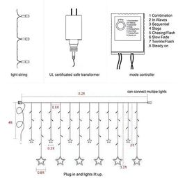 SPARK WORLD Yellow Star Shaped String Lights image 2