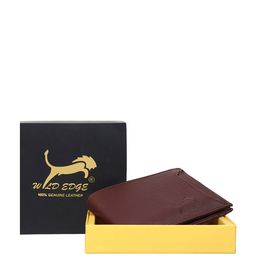 WILD EDGE Men Textured PU Two Fold Wallet image 2