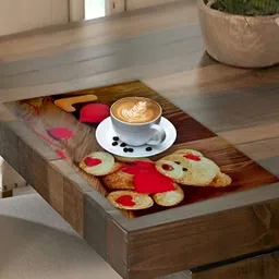 REVEXO Brown & Red 6 Pieces Printed Rectangular Table Placemats image 5