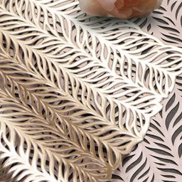 loomantha LooMantha6-Pcs Brown Printed Table Placemats image 2