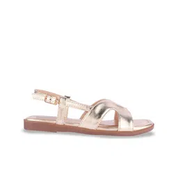 Shoetopia Backstrap Open Toe Flats image 4