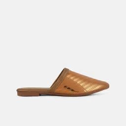 Anouk Textured Pointed Toe Mules image 3