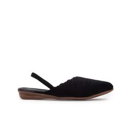 sneakers villa Pointed Toe Textured Mules With Backstrap image 4