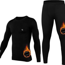 Sportinger Men Thermal Underwear Tracksuit Men Top - Pyjama Set Thermal-image-1