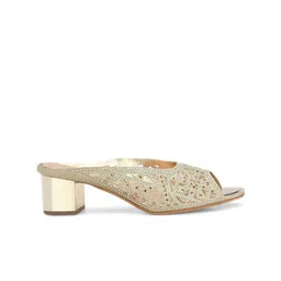 CLOG LONDON Embellished Block Peep Toes image 5