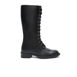 Roadster Women Black Solid Winter Boots image 4