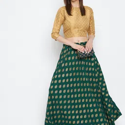 Clora Creation Printed Flared Maxi Skirt image 4