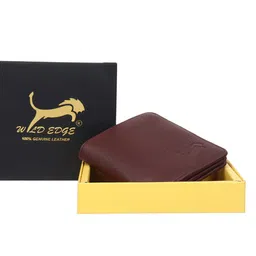 WILD EDGE Men Textured Two Fold Wallet image 2
