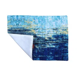 AEROHAVEN Set of 6 Blue Abstract Dining Table Placemats image 2