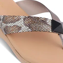 Tresmode Printed Open Toe Wedge Heels image 4