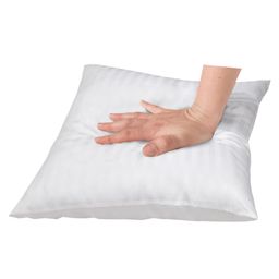 Clasiko Set of 3 White Solid Square Cushion Inserts image 5