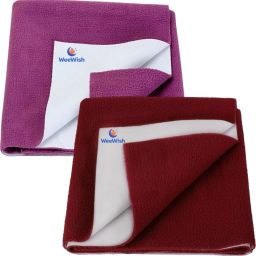 Waterproof, Cotton, Fleece Dry Sheet, Reusable & Washable, (LARGE) - PACK OF 2-image-89