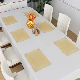 Kuber Industries 6 Pieces Rectangular Table Placemats image 5