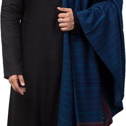 Braid N Cord Polyester Wool Blend Applique Women, Men Shawl-image-23