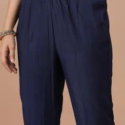 KETCH Bandhani Printed Regular Kurta with Palazzos & Dupatta image 3
