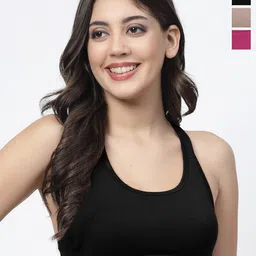 Docare Pack Of 3 Full Coverage Super Support Medium Support All Day Comfort Workout Bras-2