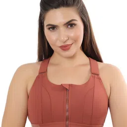Bella Voste Lightly Padded Rapid-Dry High Support Workout Bra- Moisture Wicking-image-39