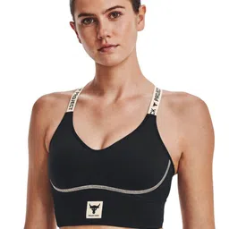 UNDER ARMOUR UA Project Rock Infinity Typography Full Coverage Lightly Padded Sports Bra-4