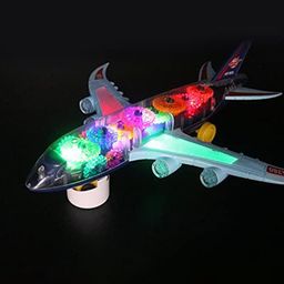 CHOCOZONE Gear Plane Toy With Lights & Bump-image-70