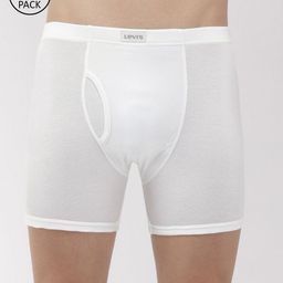 Levis Men Pack of 2 White Solid Trunks 9261197-2-image-86
