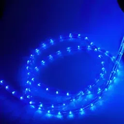 ENORMITY Blue Rice Shape Rope String Lights image 1