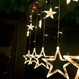 SPARK WORLD Yellow Star Shape String Lights image 2